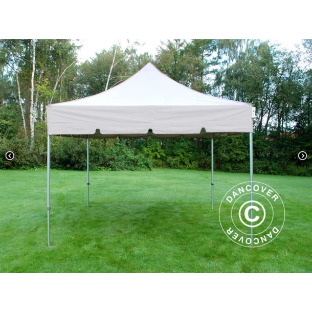 FleXtents PRO 4x4m "Peaked" inkl 4st sidor, Latte