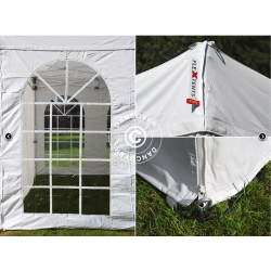 FleXtents PRO 4x4m "Vintage" inkl 4st sidor, Vit
