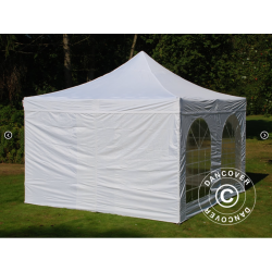 FleXtents PRO 4x4m "Vintage" inkl 4st sidor, Vit