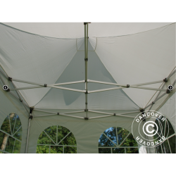 FleXtents PRO 4x4m "Vintage" inkl 4st sidor, Vit