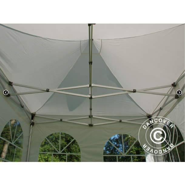 FleXtents PRO 4x4m "Vintage" inkl 4st sidor, Vit