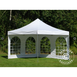 FleXtents PRO 4x4m "Vintage" inkl 4st sidor, Vit