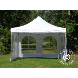 FleXtents PRO 4x4m "Vintage" inkl 4st sidor, Vit