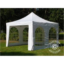 FleXtents PRO 4x4m "Vintage" inkl 4st sidor, Vit