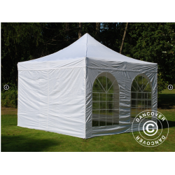 FleXtents PRO 4x4m "Vintage" inkl 4st sidor, Vit