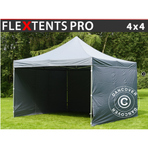 Flextents PRO 4x4m inkl 4st sidovggar
