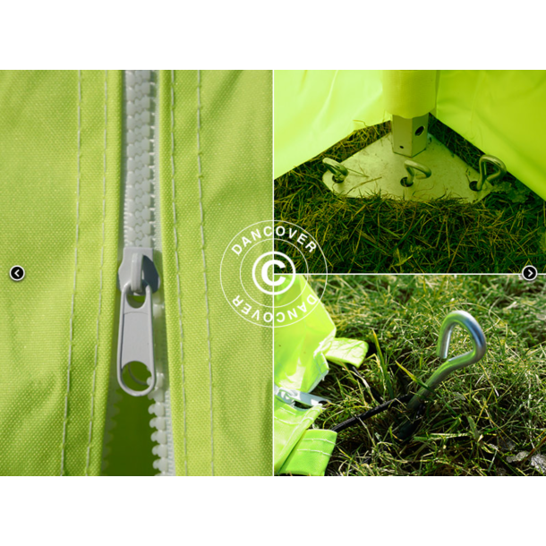 Flextents PRO 4x4m inkl 4st sidovggar