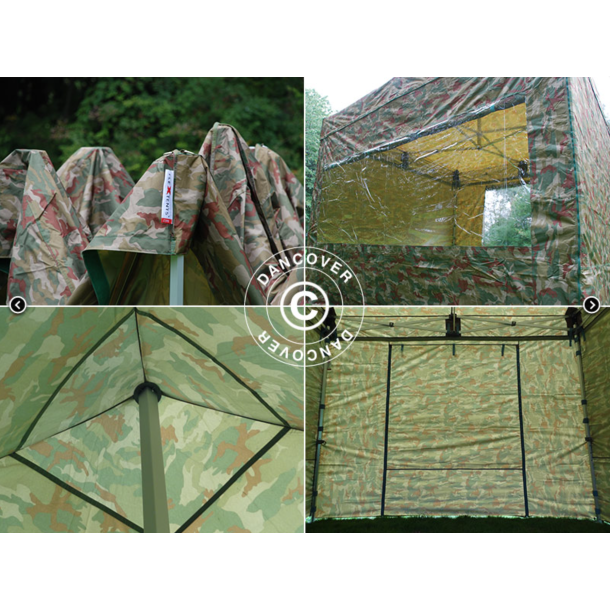 Flextents PRO 4x4m inkl 4st sidovggar