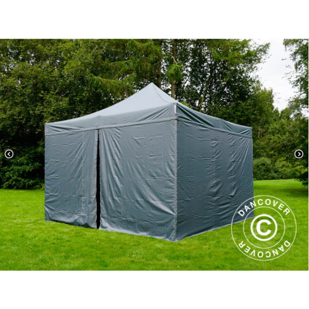 Flextents PRO 4x4m inkl 4st sidovggar