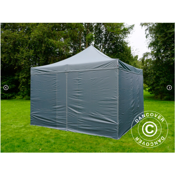 Flextents PRO 4x4m inkl 4st sidovggar