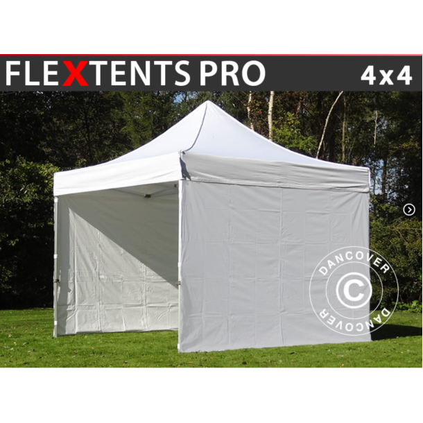 Flextents PRO 4x4m inkl 4st sidovggar