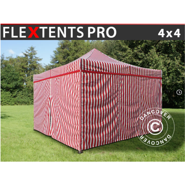 Flextents PRO 4x4m inkl 4st sidovggar