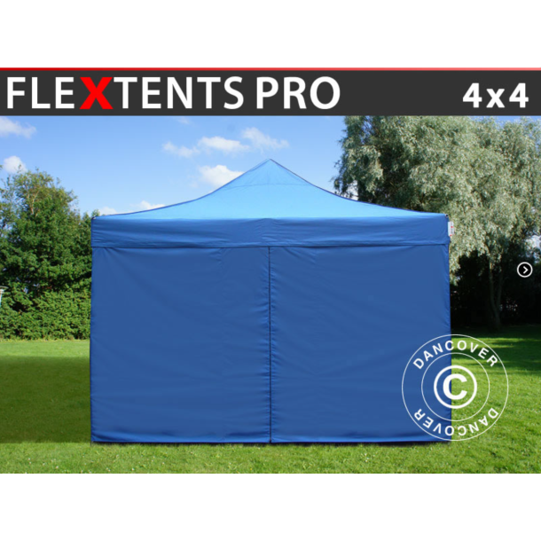 Flextents PRO 4x4m inkl 4st sidovggar