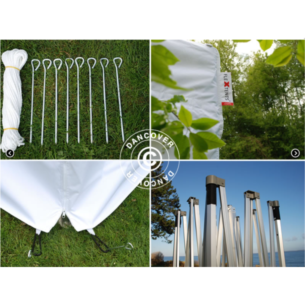 FleXtents PRO 4x6m "Morocco" Latte