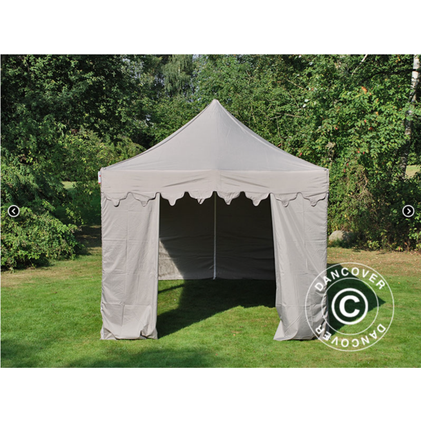 FleXtents PRO 4x6m "Morocco" inkl 8st sidor, Latte