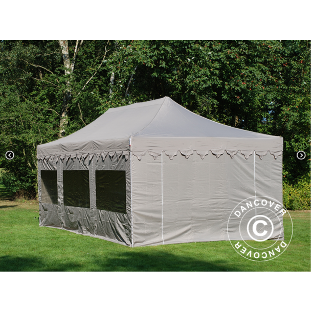 FleXtents PRO 4x6m "Morocco" inkl 8st sidor, Latte
