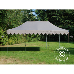 FleXtents PRO 4x6m "Morocco" inkl 8st sidor, Latte