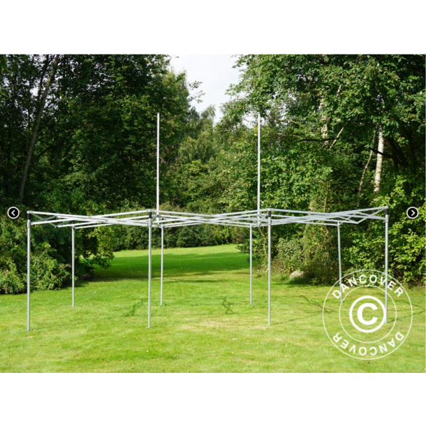 FleXtents PRO 4x6m "Peak Pagoda" inkl 8st sidor, Vit