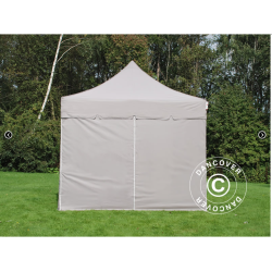 FleXtents PRO 4x6m "Peaked" inkl 8st sidor, Latte