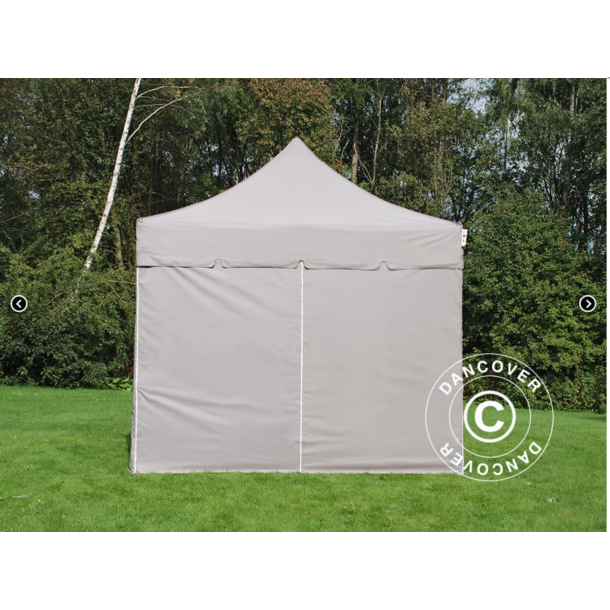 FleXtents PRO 4x6m "Peaked" inkl 8st sidor, Latte