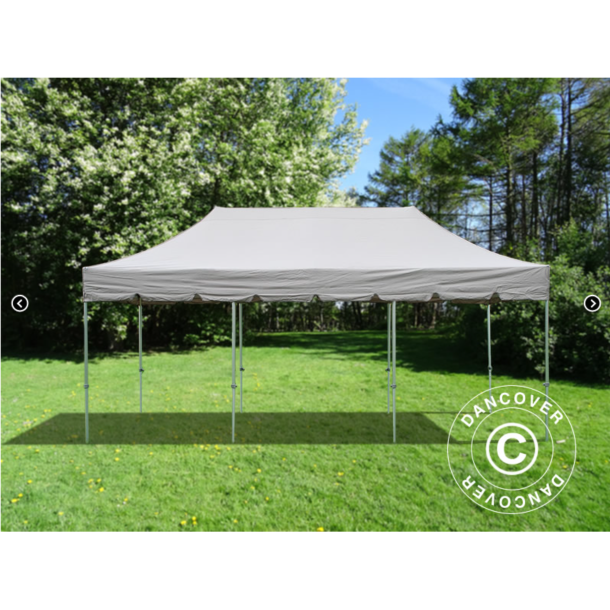 FleXtents PRO 4x6m "Peaked" inkl 8st sidor, Latte