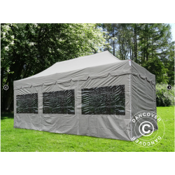 FleXtents PRO 4x6m "Peaked" inkl 8st sidor, Latte