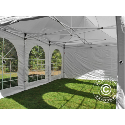 FleXtents PRO 4x6m "Vintage" inkl 8st sidor, Vit
