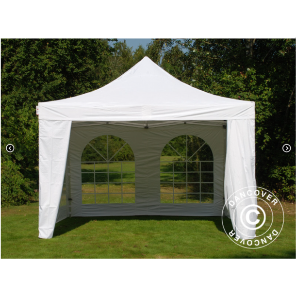 FleXtents PRO 4x6m "Vintage" inkl 8st sidor, Vit