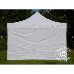 FleXtents PRO 4x6m "Vintage" inkl 8st sidor, Vit