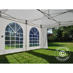 FleXtents PRO 4x6m "Vintage" inkl 8st sidor, Vit