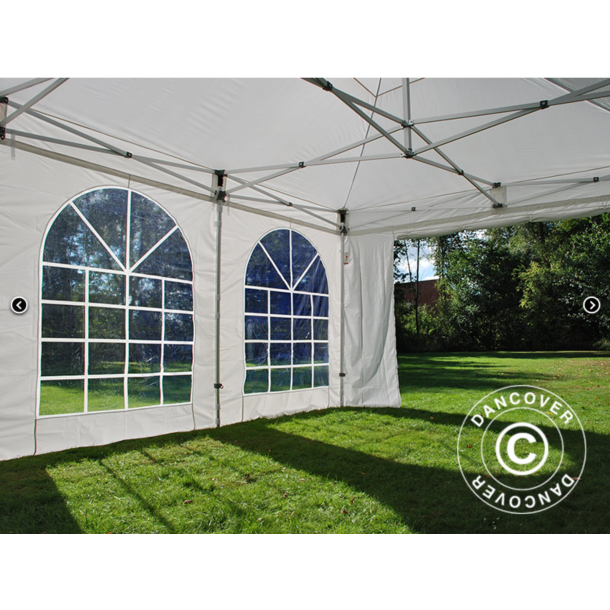 FleXtents PRO 4x6m "Vintage" inkl 8st sidor, Vit