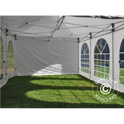 FleXtents PRO 4x6m "Vintage" inkl 8st sidor, Vit