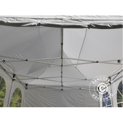 FleXtents PRO 4x6m "Vintage" inkl 8st sidor, Vit