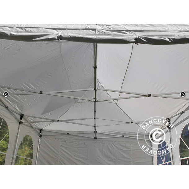 FleXtents PRO 4x6m "Vintage" inkl 8st sidor, Vit