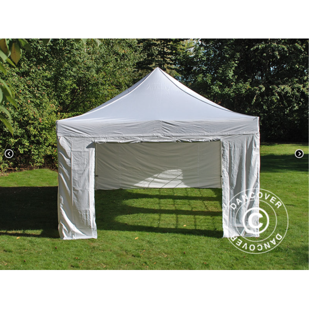 FleXtents PRO 4x6m "Vintage" inkl 8st sidor, Vit