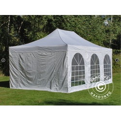 FleXtents PRO 4x6m "Vintage" inkl 8st sidor, Vit
