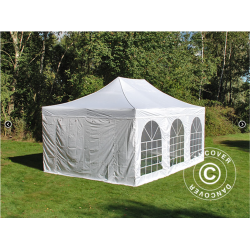 FleXtents PRO 4x6m "Vintage" inkl 8st sidor, Vit