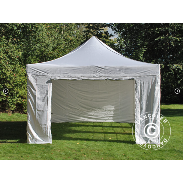 FleXtents PRO 4x6m "Vintage" inkl 8st sidor, Vit