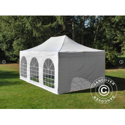 FleXtents PRO 4x6m "Vintage" inkl 8st sidor, Vit