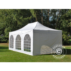 FleXtents PRO 4x6m "Vintage" inkl 8st sidor, Vit