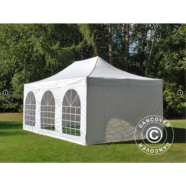 FleXtents PRO 4x6m "Vintage" inkl 8st sidor, Vit