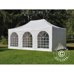 FleXtents PRO 4x6m "Vintage" inkl 8st sidor, Vit