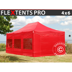 Flextents PRO 4x6m inkl 8st sidovggar