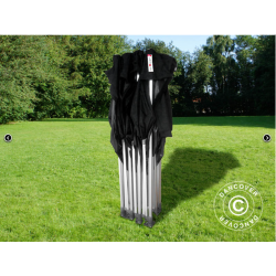 Flextents PRO 4x6m inkl 8st sidovggar