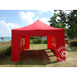 Flextents PRO 4x6m inkl 8st sidovggar