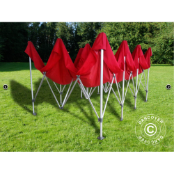 Flextents PRO 4x6m inkl 8st sidovggar