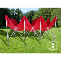 Flextents PRO 4x6m inkl 8st sidovggar