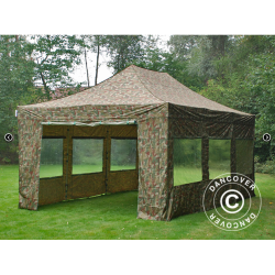 Flextents PRO 4x6m inkl 8st sidovggar