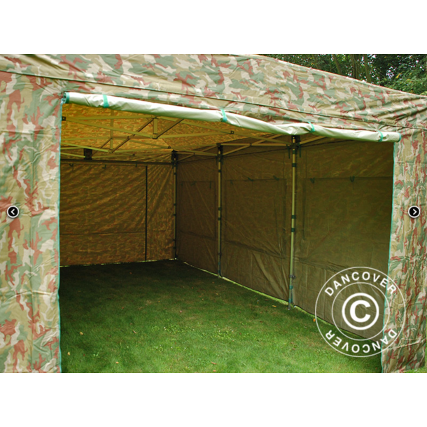Flextents PRO 4x6m inkl 8st sidovggar