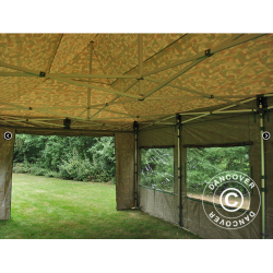 Flextents PRO 4x6m inkl 8st sidovggar